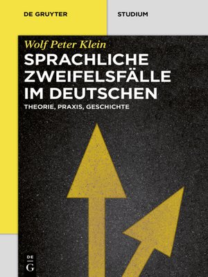 cover image of Sprachliche Zweifelsfälle im Deutschen